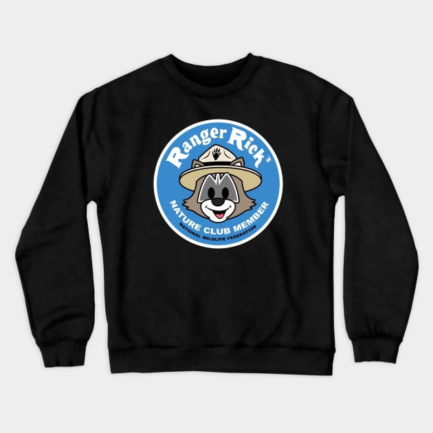 Ranger Rick's Nature Club Member Crewneck Sweatshirt by liora natalia